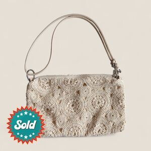NWOT Crochet Light Tan/Cream
Purse/Handbag